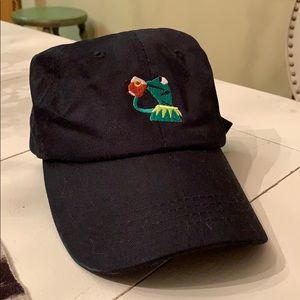 Kermit tea hat